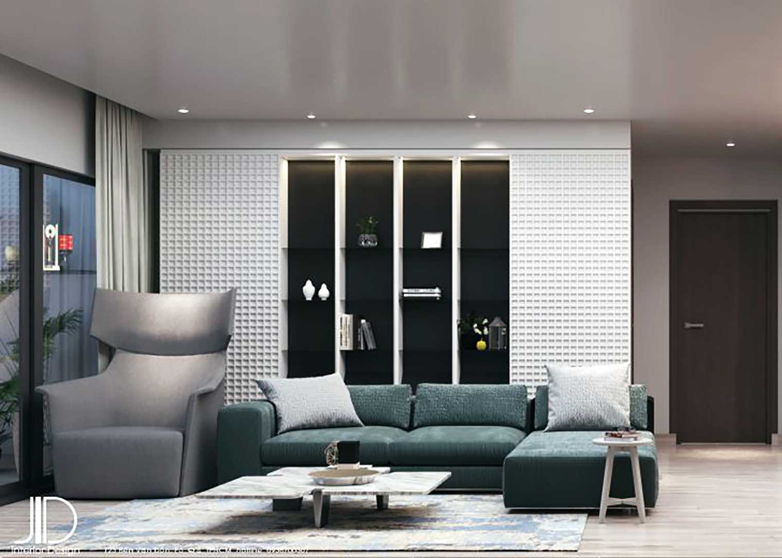 Căn hộ Vinhomes Central Park Quận Bình Thạnh - Phong cách Modern