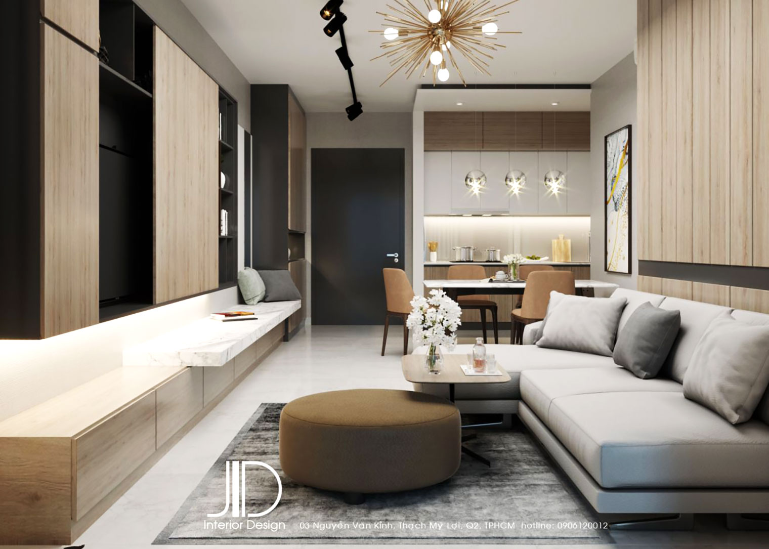 Căn hộ Feliz En Vista Quận 2 (Mr Cường) - Phong cách Modern