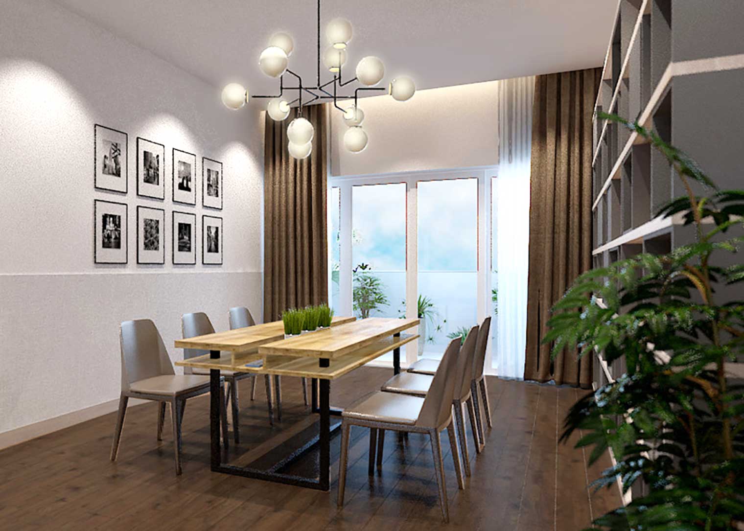 Biệt thự khu Sala Quận 2 - Phong cách Modern