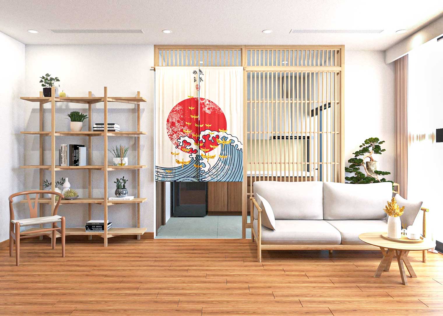 Căn hộ Eco Green Quận 7 49m2 - Phong cách Japandi
