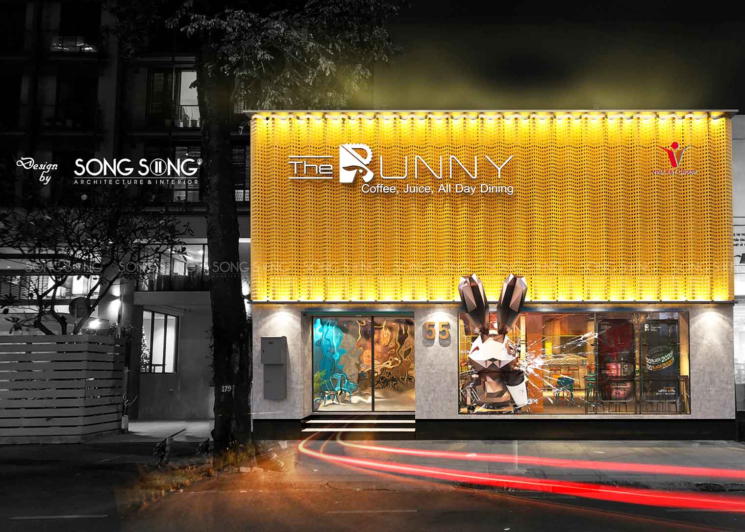 Cải tạo Cafe The Bunny Quận 1