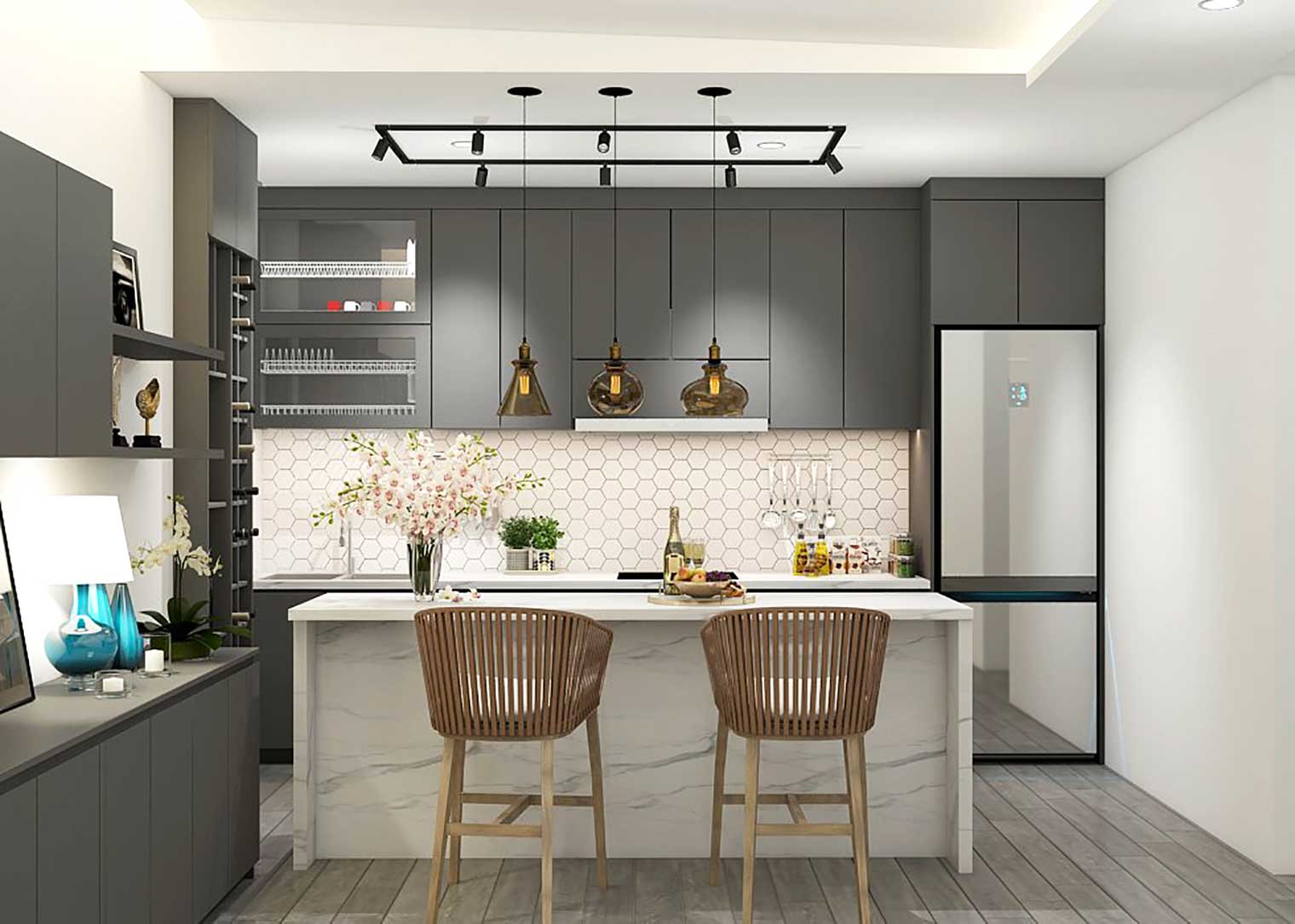 Căn hộ Saigon Pearl Bình Thạnh - Phong cách Modern + Minimalist