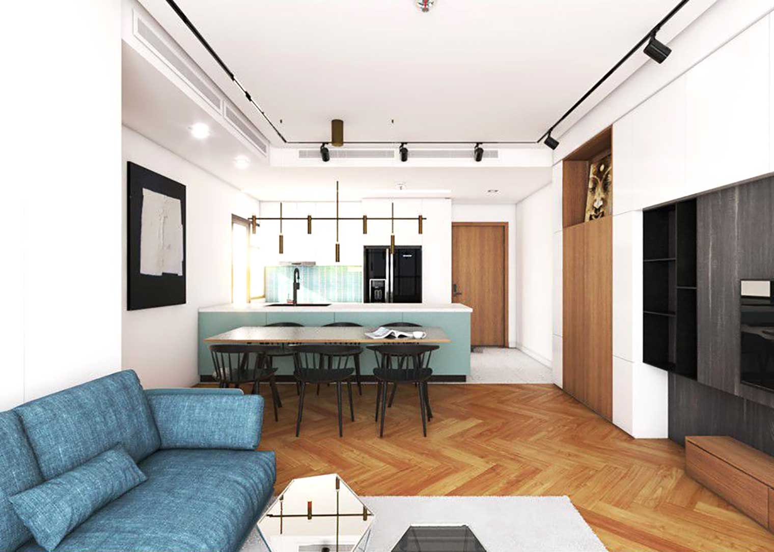 Căn hộ FELIZ EN VISTA Quận 2 - Phong cách Modern + Minimalist