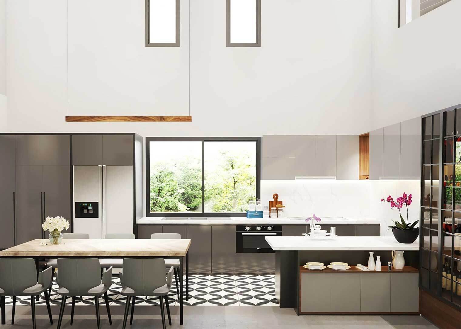 Nhà phố Long Thành Đồng Nai - Phong cách Modern