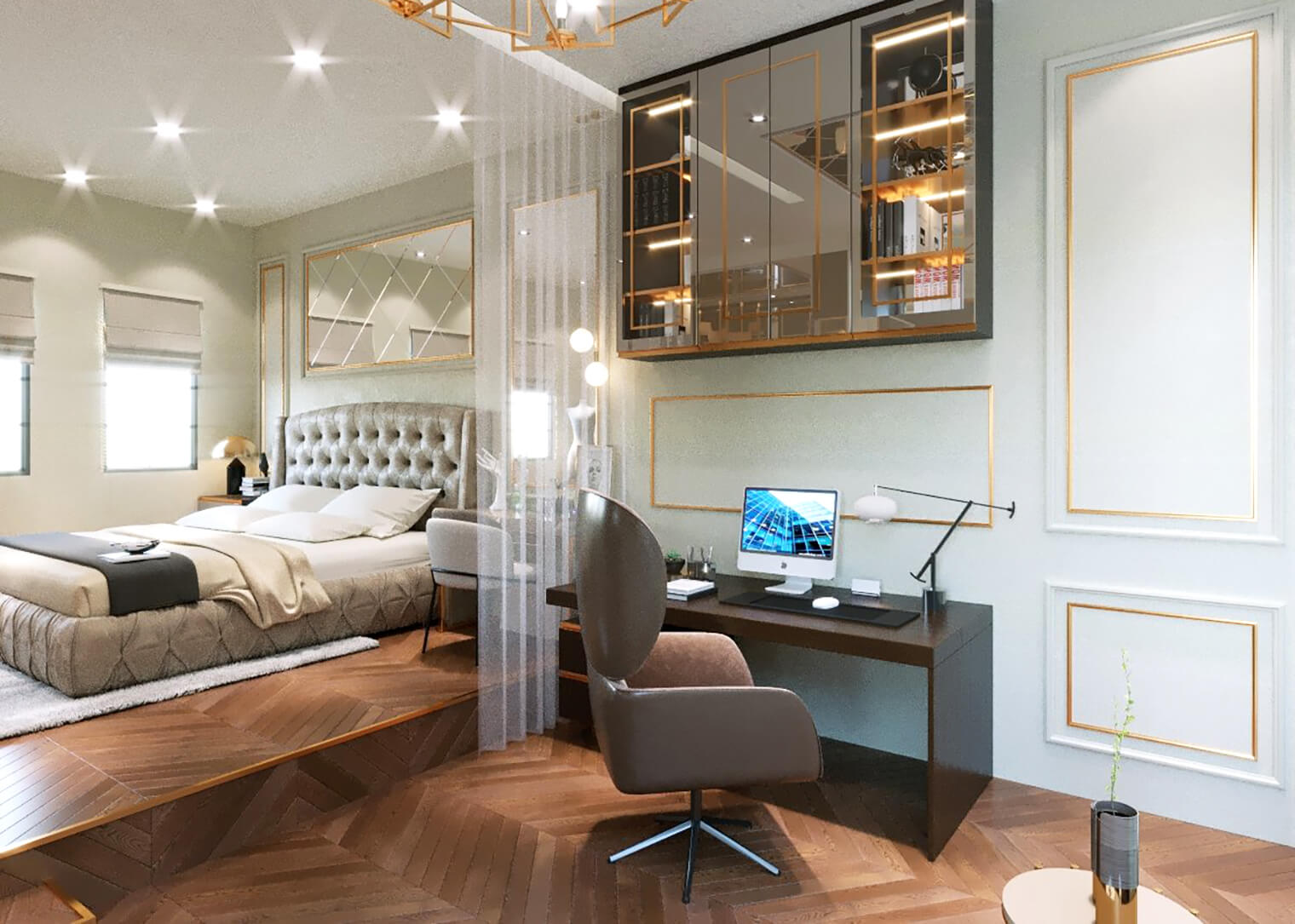Phòng ngủ Biệt thự Gò Vấp - Phong cách Neo Classic