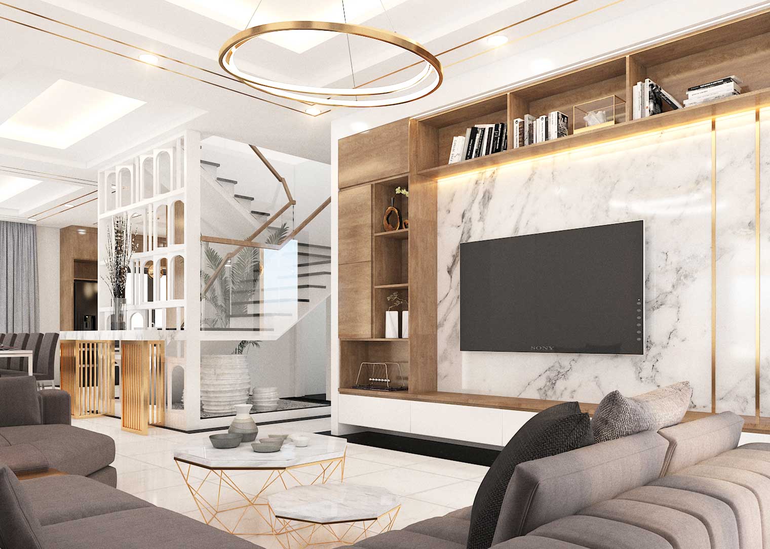 Biệt thự Century Quận 12 - Phong cách Modern