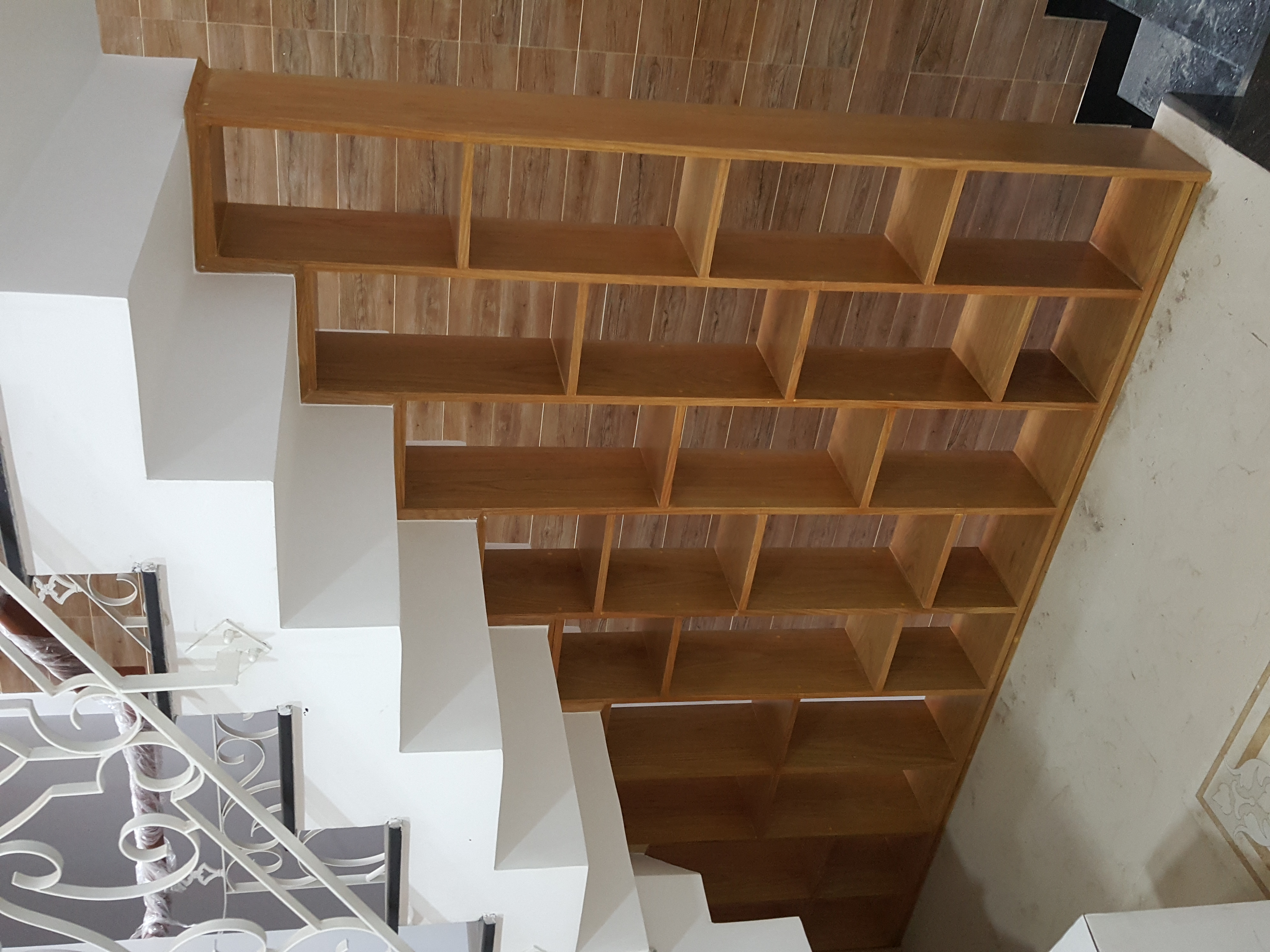 Cầu thang, phong cách hiện đại Modern, hoàn thiện nội thất, nhà phố quận 12