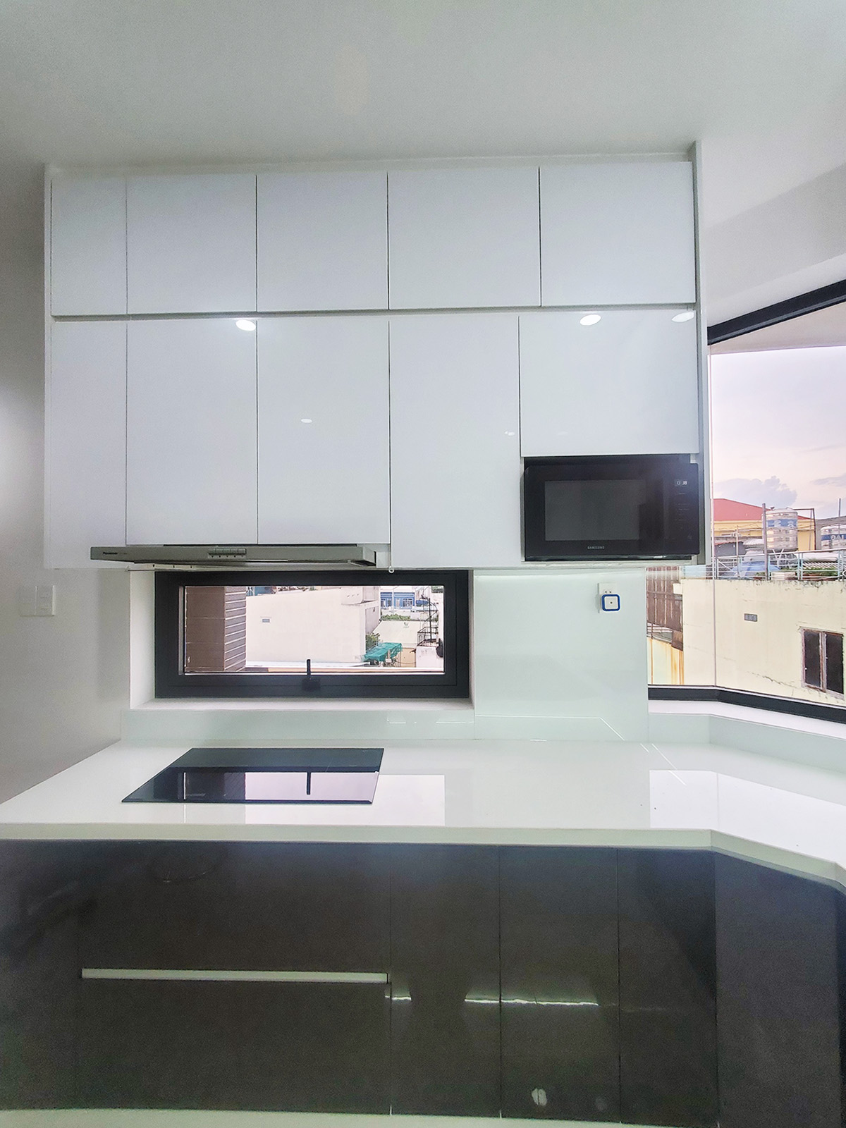 Phòng bếp, phong cách Hiện đại Modern, hoàn thiện nội thất, nhà phố Gò Vấp