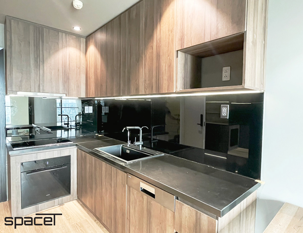 Phòng bếp, phong cách Hiện đại Modern, hoàn thiện nội thất, căn hộ Terra Royal Quận 3
