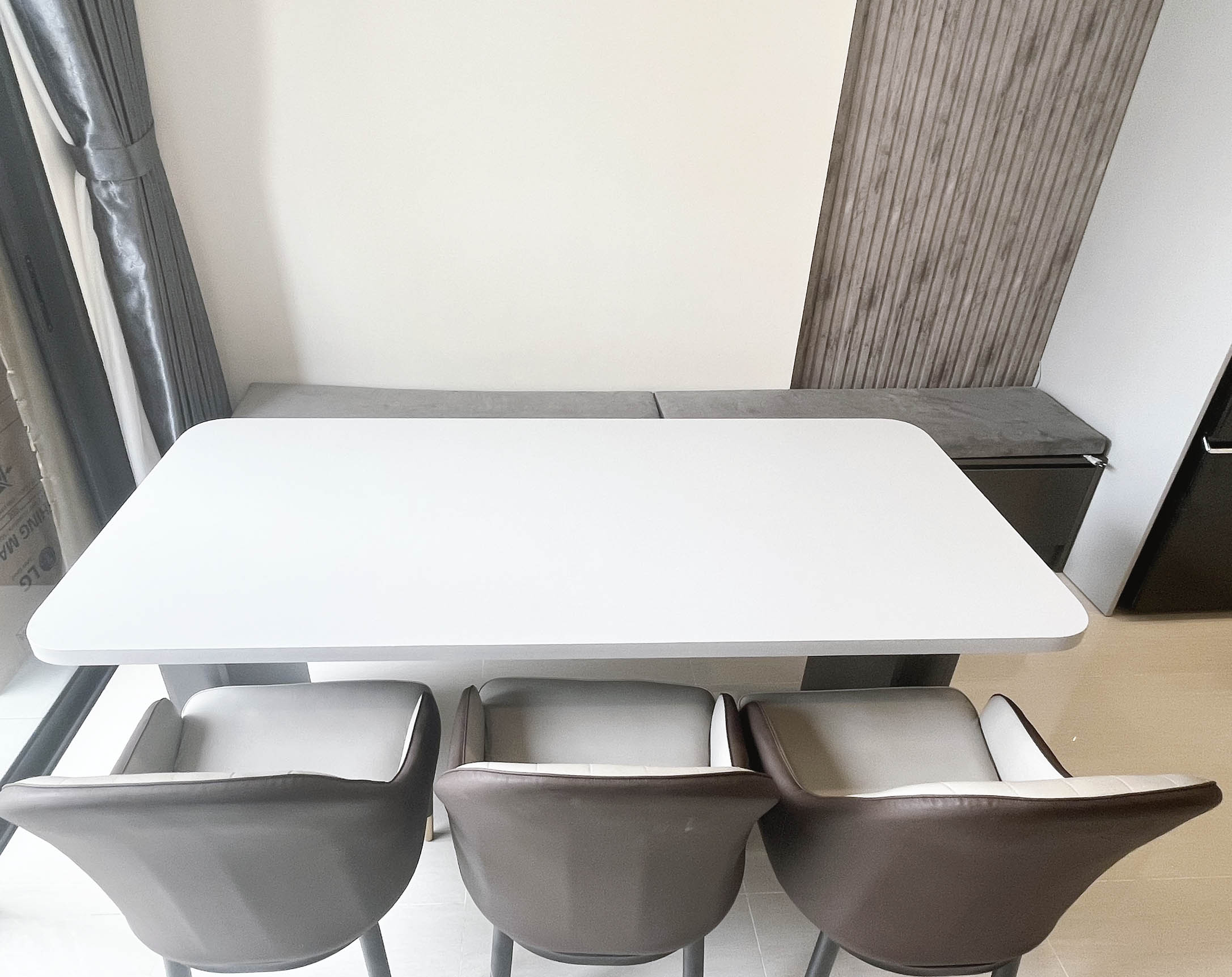 Hoàn thiện nội thất phòng ăn Căn hộ The Origami Quận 9 phong cách Hiện đại Modern
