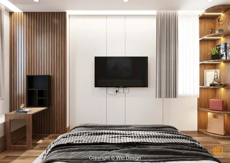 Thiết kế concept nội thất phòng ngủ Căn hộ 68m2 Quận 7 phong cách Hiện đại Modern