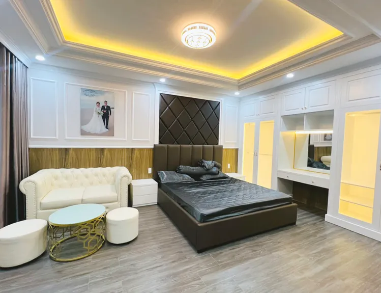 Hoàn thiện nội thất phòng ngủ Nhà phố Vũng Tàu phong cách Tân cổ điển Neo Classic