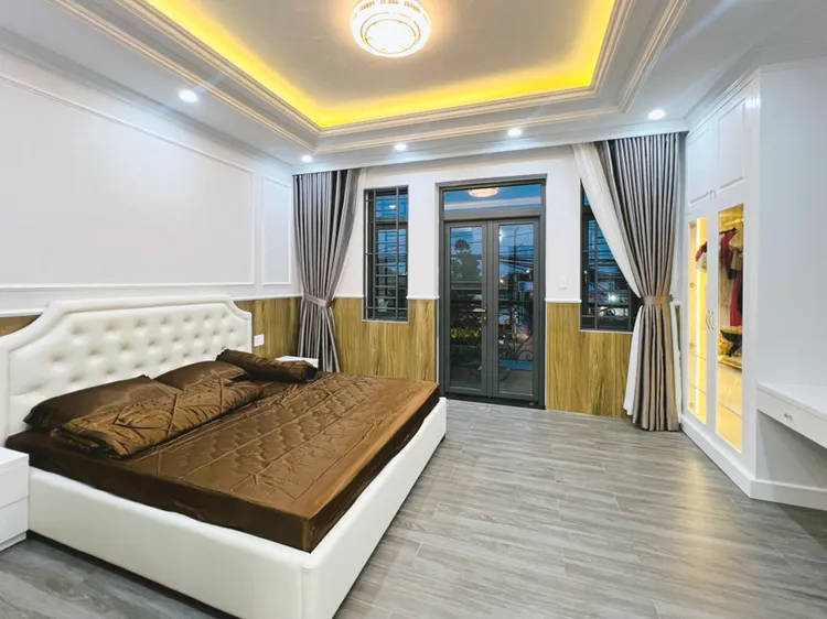 Hoàn thiện nội thất phòng ngủ Nhà phố Vũng Tàu phong cách Tân cổ điển Neo Classic