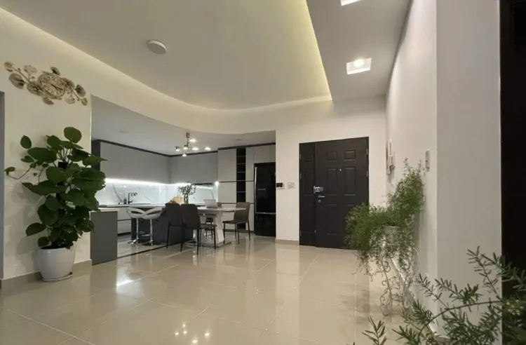 Hoàn thiện nội thất lối vào, phòng ăn, phòng bếp Căn hộ Q7 Saigon Riverside Complex phong cách Hiện đại Modern