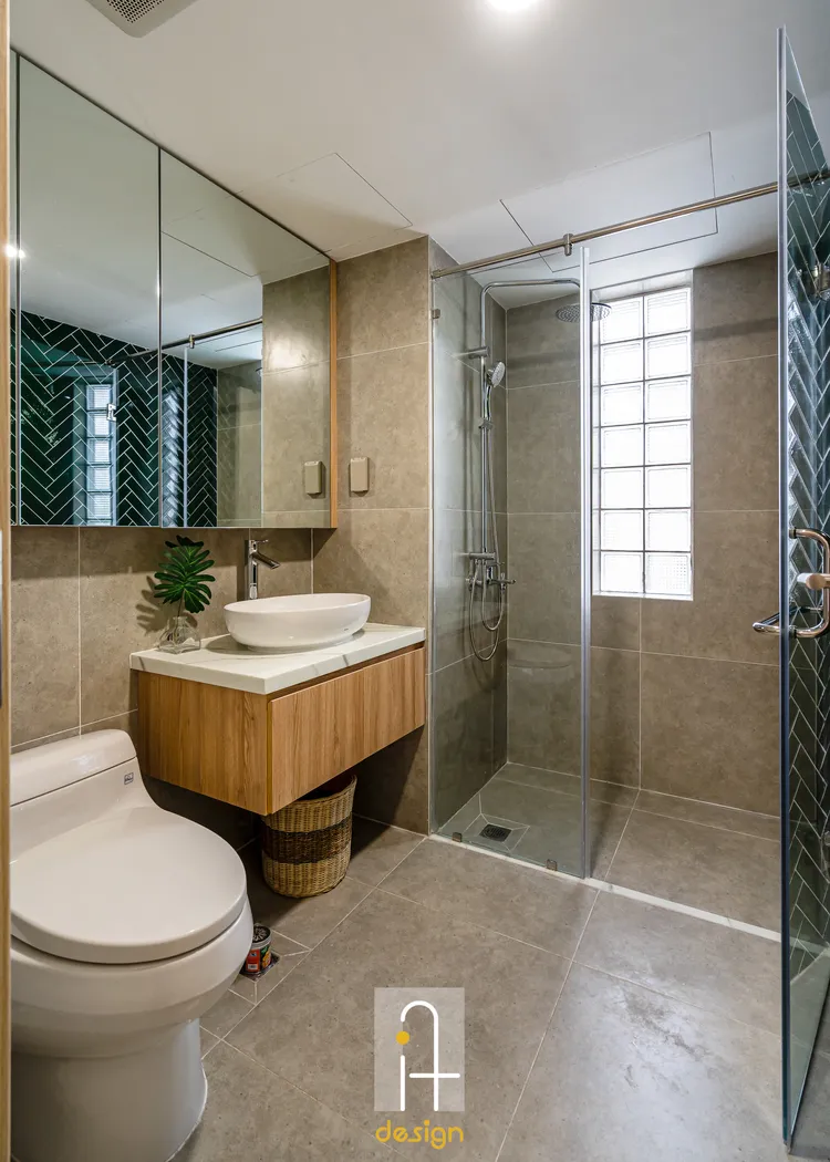 Hoàn thiện nội thất phòng tắm, nhà vệ sinh Căn hộ Cantavil phong cách Hiện đại Modern