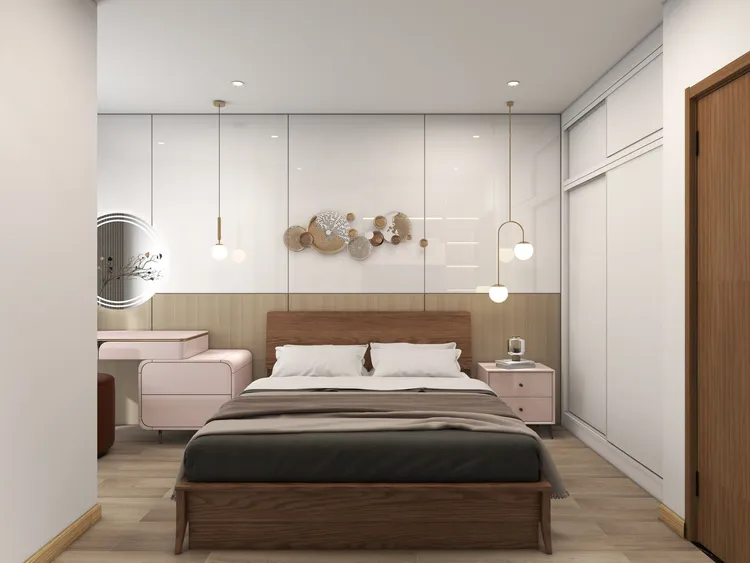 Concept nội thất phòng ngủ Căn hộ M-One Quận 7 phong cách Hiện đại Modern