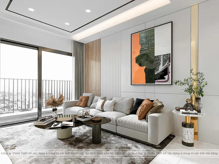 Concept nội thất phòng khách Căn hộ HaDo Centrosa Garden Q10 phong cách Hiện đại Modern