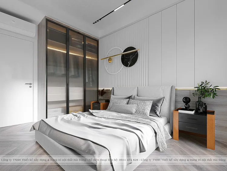 Concept nội thất phòng ngủ Căn hộ HaDo Centrosa Garden Q10 phong cách Hiện đại Modern