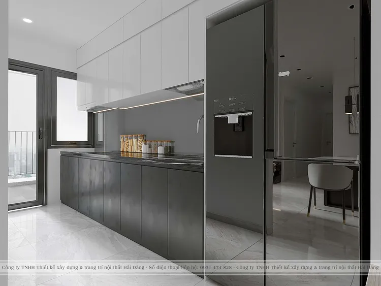 Concept nội thất phòng bếp Căn hộ HaDo Centrosa Garden Q10 phong cách Hiện đại Modern