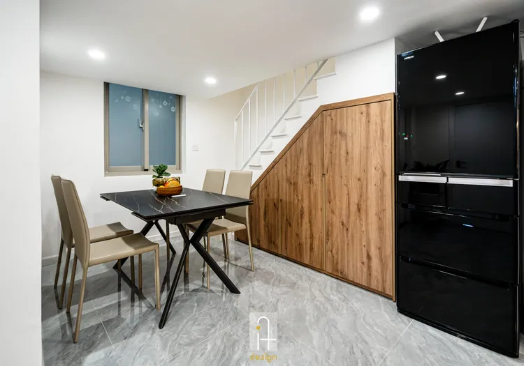 Hoàn thiện nội thất phòng ăn Căn hộ chung cư Gia Hòa Quận 9 phong cách Hiện đại Modern