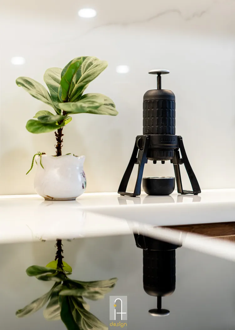 Hoàn thiện nội thất phòng bếp Căn hộ chung cư Gia Hòa Quận 9 phong cách Hiện đại Modern