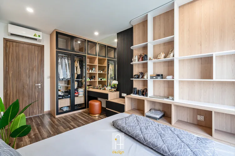 Hoàn thiện nội thất phòng ngủ Căn hộ chung cư Hado Centrosa Garden phong cách Hiện đại Modern