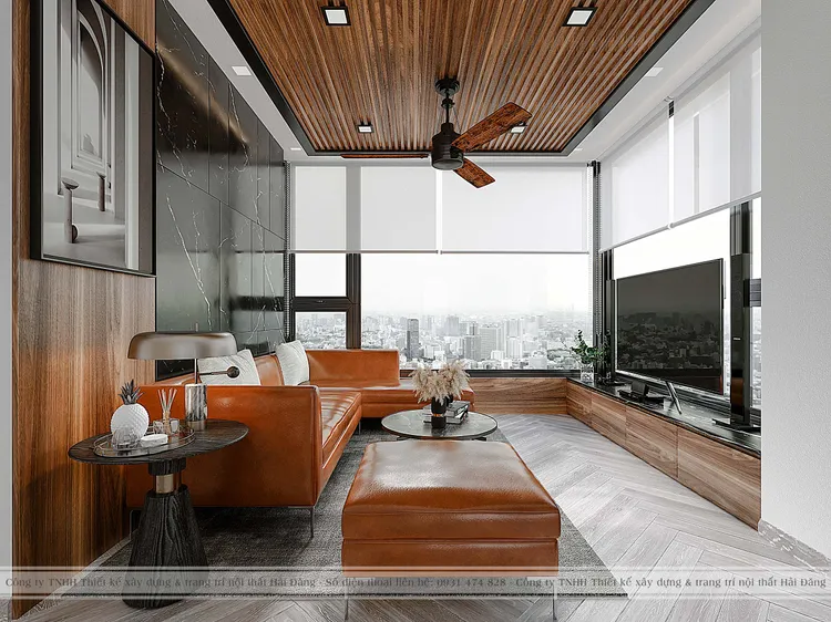 Concept nội thất phòng khách Căn hộ Kingdom 101 phong cách Hiện đại Modern