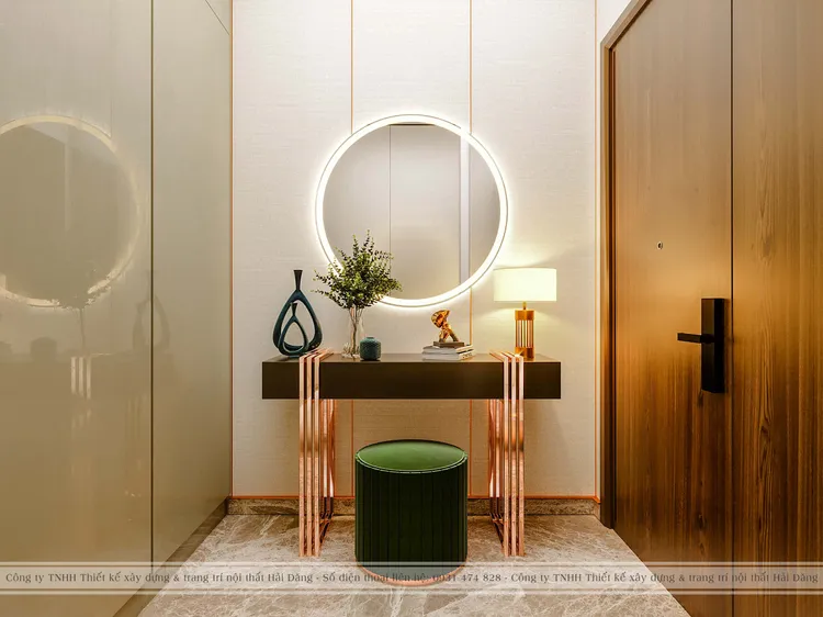 Concept nội thất sảnh ra vào Căn hộ The Marq Quận 1 phong cách Hiện đại Modern