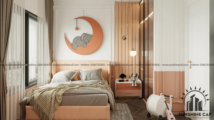 Concept nội thất phòng ngủ Căn hộ Landmark 81 Bình Thạnh phong cách Tân cổ điển Neo Classic