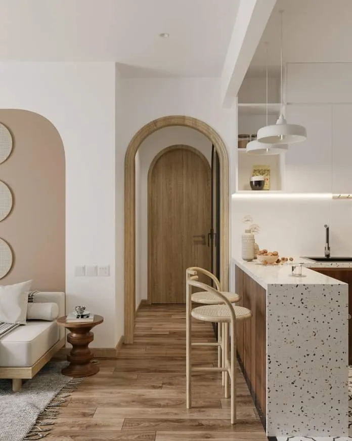 Concept nội thất phòng ăn Căn hộ Akari City phong cách Japanese