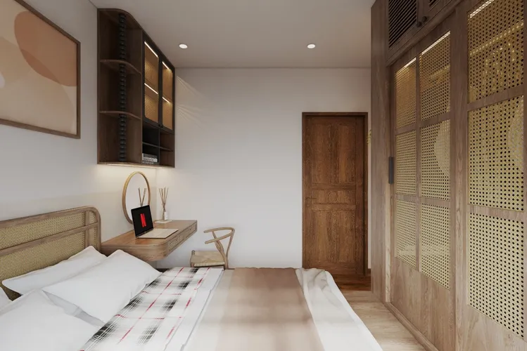 Concept nội thất phòng ngủ Căn hộ phong cách Japanese