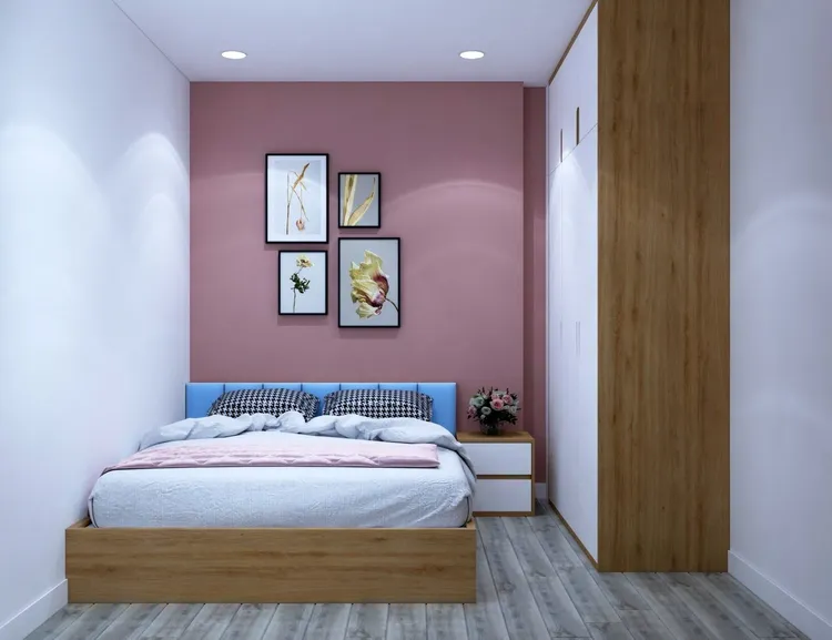 Concept nội thất phòng ngủ Căn hộ Vinhomes Grand Park Quận 9 phong cách Bắc Âu Scandinavian