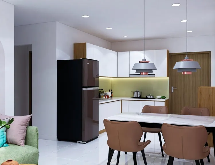 Concept nội thất phòng ăn Căn hộ Vinhomes Grand Park Quận 9 phong cách Hiện đại Modern