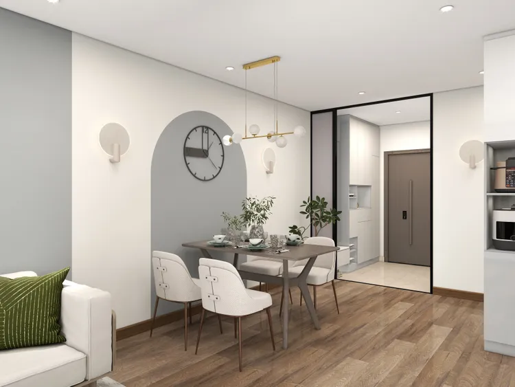 Concept nội thất phòng ăn Căn hộ Quận 7 phong cách Hiện đại Modern
