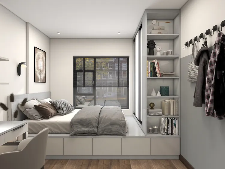 Concept nội thất phòng ngủ Căn hộ Quận 7 phong cách Hiện đại Modern
