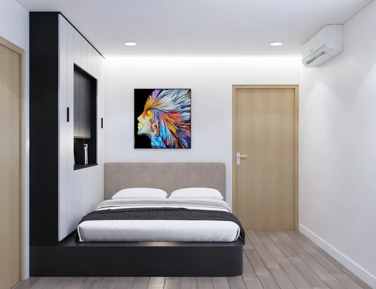 Concept nội thất phòng ngủ Căn hộ Green Town Bình Tân phong cách Hiện đại Modern