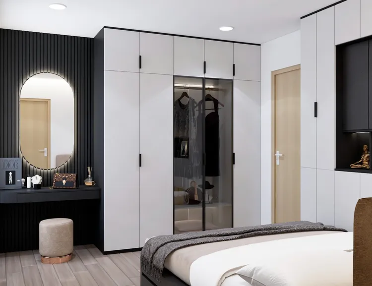 Concept nội thất phòng ngủ Căn hộ Green Town Bình Tân phong cách Hiện đại Modern