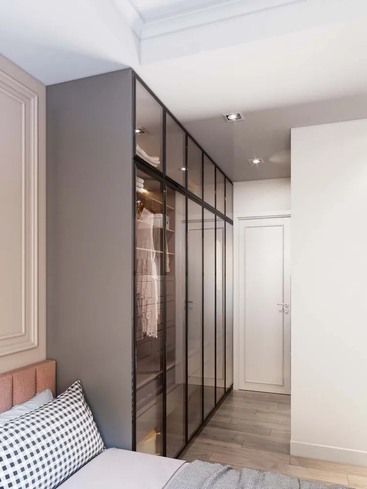 Concept nội thất phòng ngủ master Căn hộ Xi Grand Court Quận 10 phong cách Hiện đại Modern