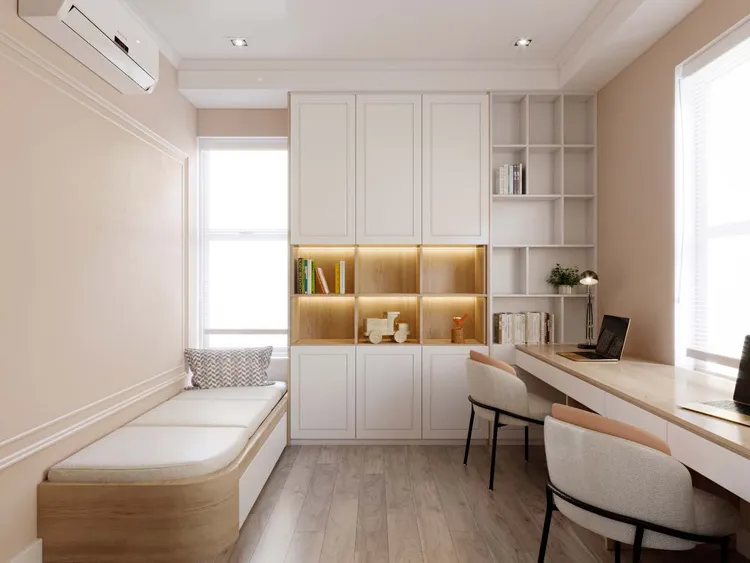 Concept nội thất phòng làm việc, phòng giải trí Căn hộ Xi Grand Court Quận 10 phong cách Hiện đại Modern