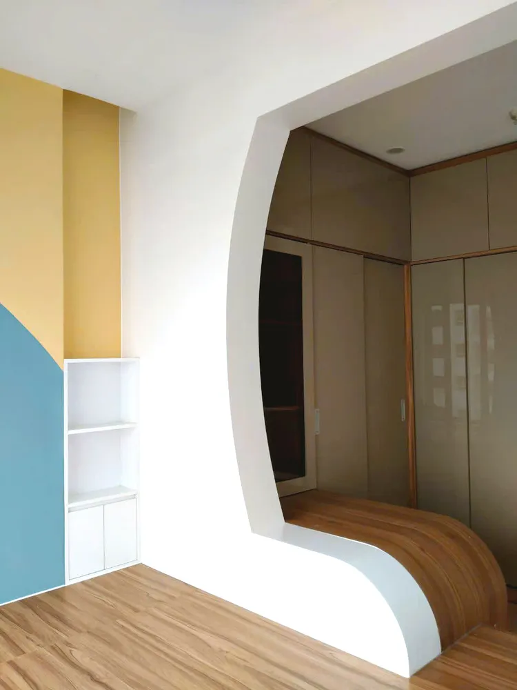 Hoàn thiện nội thất phòng ngủ Căn hộ Vinhomes Grand Park phong cách Hiện đại Modern