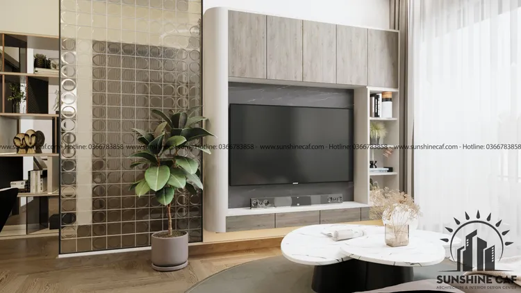 Concept nội thất phòng khách Căn hộ Kingston Residence phong cách Hiện đại Modern