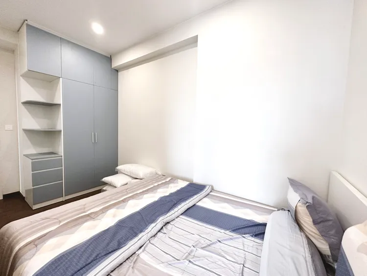 Hoàn thiện nội thất phòng ngủ Căn hộ mẫu Thuận An, Bình Dương phong cách Hiện đại Modern