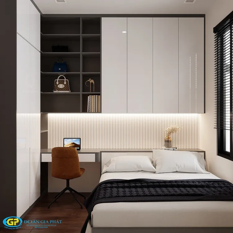 Concept nội thất phòng ngủ Căn hộ Picity Quận 12 phong cách Tối giản Minimalist
