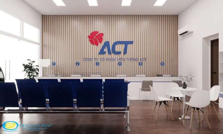 Concept nội thất Văn phòng Công ty ACT Quận 7