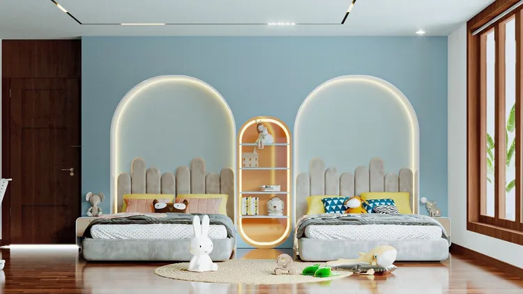 Concept nội thất phòng cho bé Nhà phố Quận 5 phong cách Hiện đại Modern