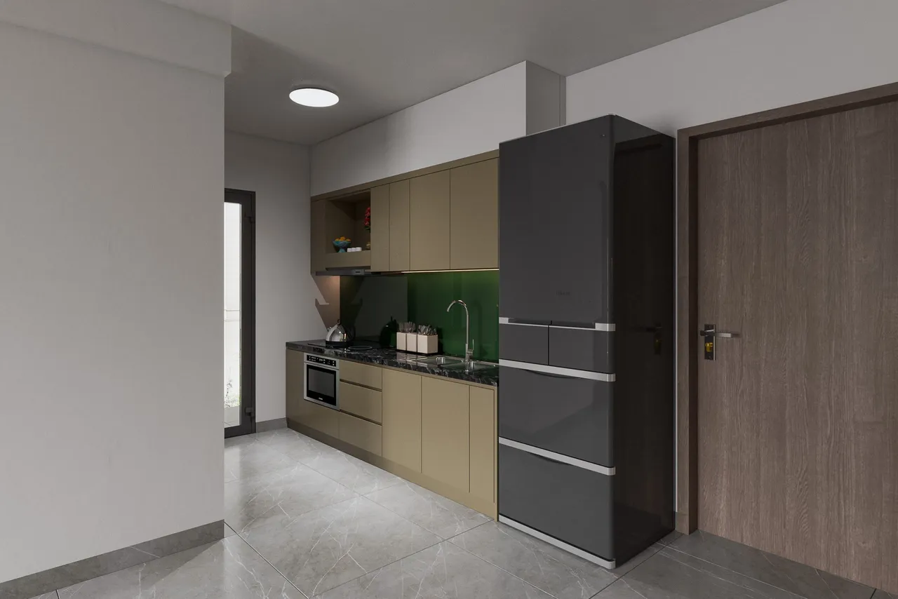 Concept nội thất nhà bếp Căn hộ Westgate Bình Chánh phong cách Hiện đại Modern