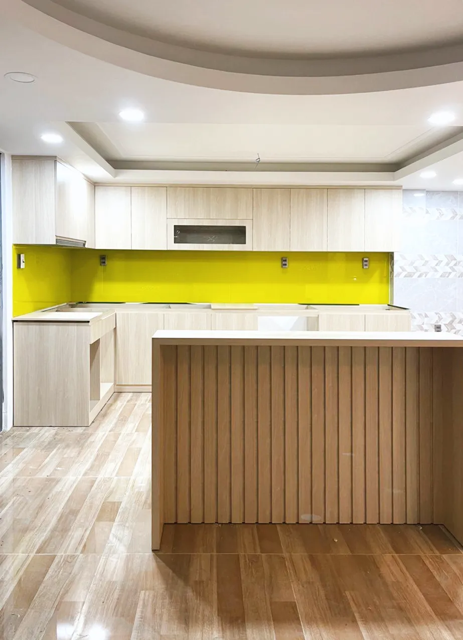 Hoàn thiện nội thất nhà bếp Nhà phố Q.12 phong cách Hiện đại Modern