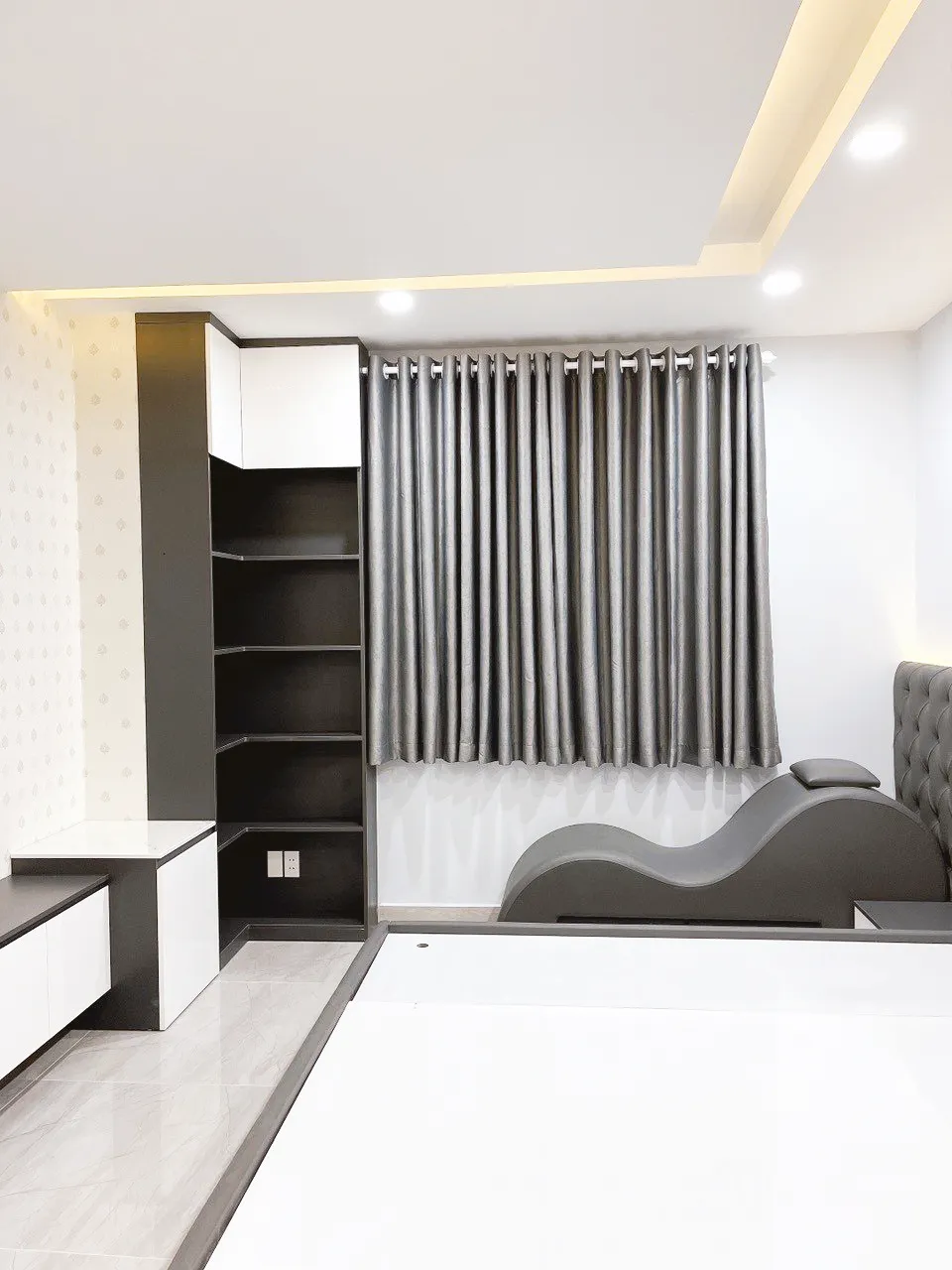 Hoàn thiện nội thất phòng ngủ Căn hộ chung cư H2 Hoàng Diệu phong cách Tối giản Minimalist