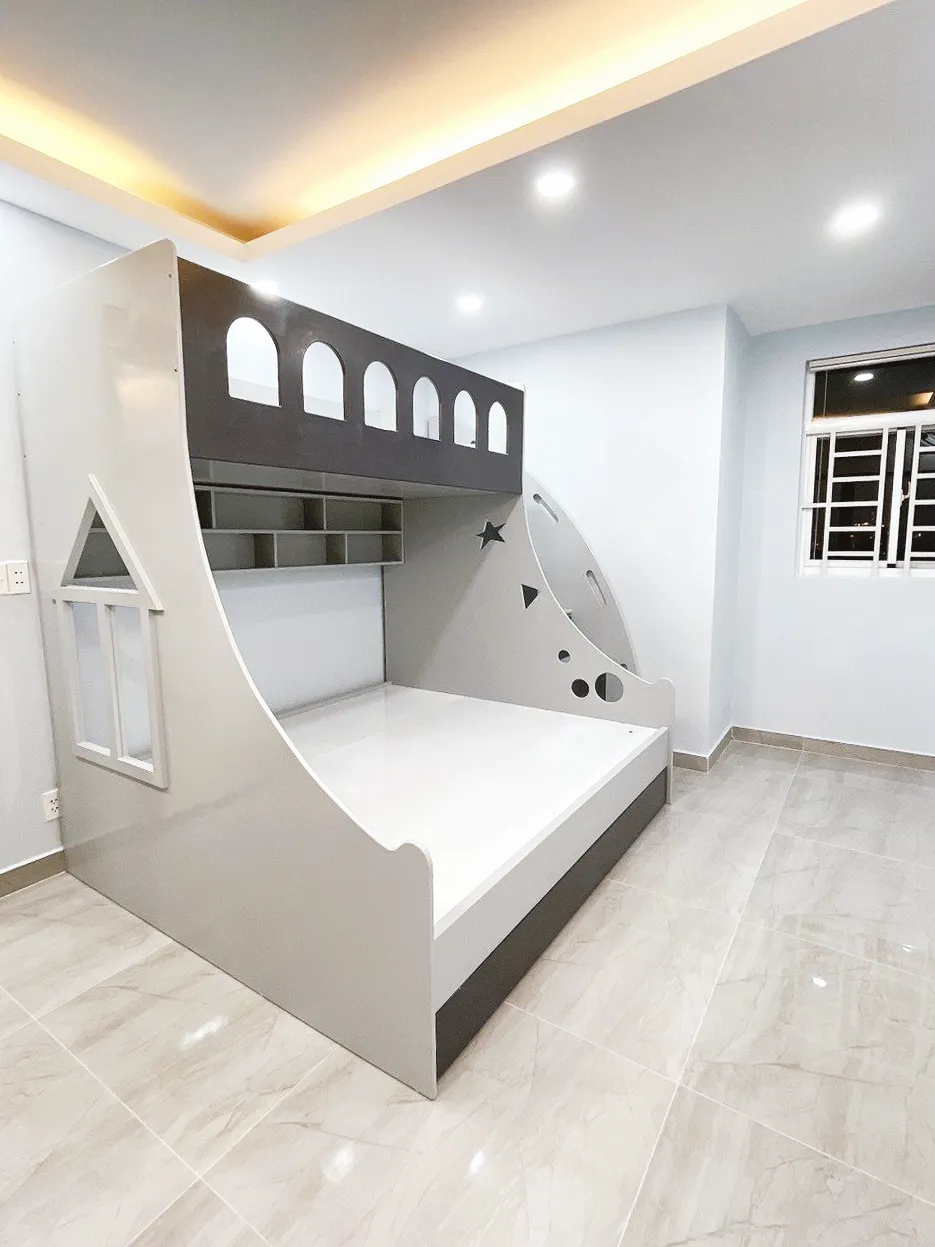 Hoàn thiện nội thất phòng ngủ cho bé Căn hộ chung cư H2 Hoàng Diệu phong cách Tối giản Minimalist