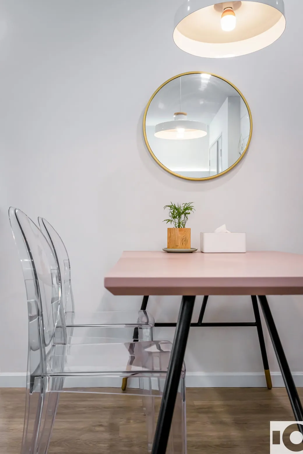 Hoàn thiện nội thất phòng ăn Căn hộ chung cư Thạnh Mỹ Lợi phong cách Tối giản Minimalist